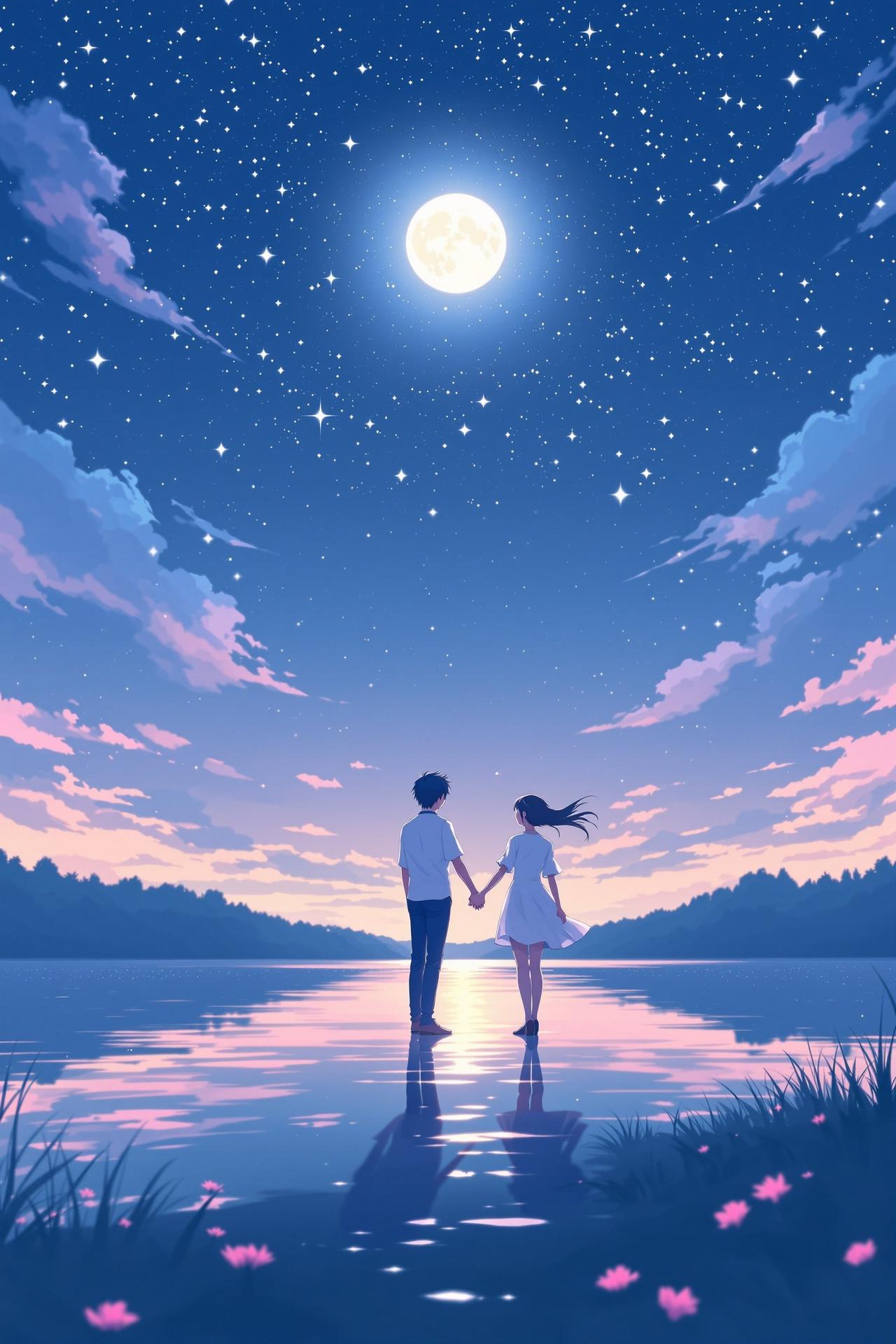 漫画客 - 月色真美 Tsuki ga Kirei 番剧海报